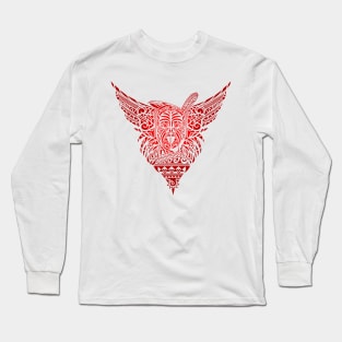 Maori Face Long Sleeve T-Shirt